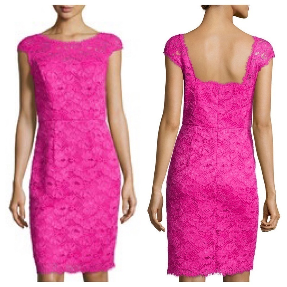 Shoshanna Lace Sheath Dress